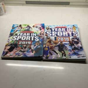 Year In Sports 2018 and 2019 Scholastic books for sports fans!